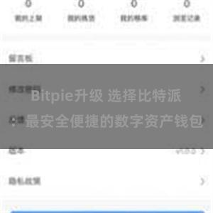 Bitpie升级 选择比特派：最安全便捷的数字资产钱包