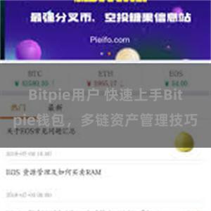 Bitpie用户 快速上手Bitpie钱包，多链资产管理技巧