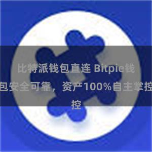 比特派钱包直连 Bitpie钱包安全可靠，资产100%自主掌控