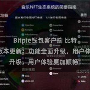 Bitpie钱包客户端 比特派钱包最新版本更新：功能全面升级，用户体验更加顺畅！