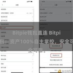 Bitpie钱包直连 Bitpie钱包：资产100%自主掌控，安全可靠。