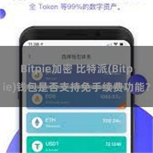 Bitpie加密 比特派(Bitpie)钱包是否支持免手续费功能？