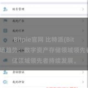 Bitpie官网 比特派(Bitpie)钱包市场趋势：数字资产存储领域领先者持续发展。