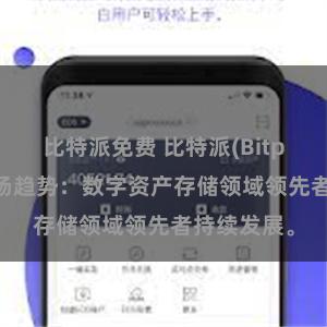 比特派免费 比特派(Bitpie)钱包市场趋势：数字资产存储领域领先者持续发展。