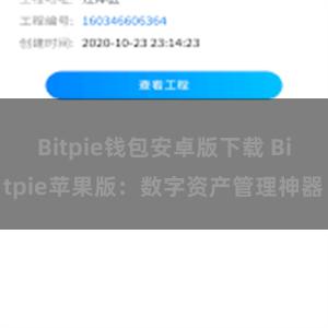 Bitpie钱包安卓版下载 Bitpie苹果版：数字资产管理神器