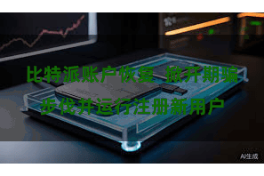 比特派账户恢复  掀开期骗步伐并运行注册新用户