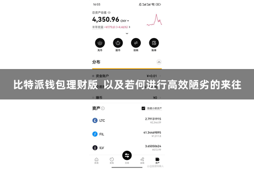 比特派钱包理财版  以及若何进行高效陋劣的来往
